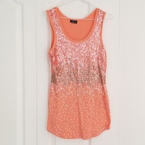 Sequined top from Rue 21.